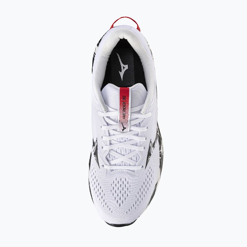 Мъжки обувки за бягане  Mizuno Wave Rider 30 Disclosure white/black/high risk red 5