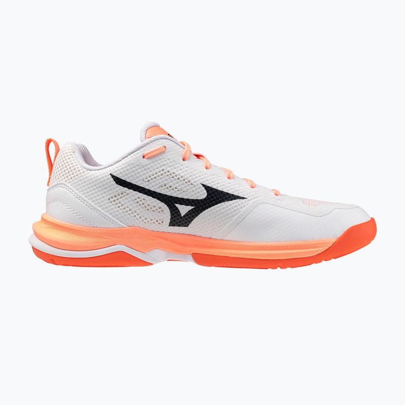 Обувки за хандбал Mizuno Wave Stealth Pro white/black/flamingo coral 2