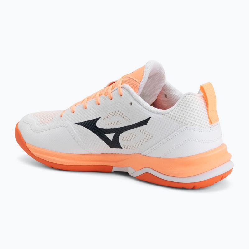 Обувки за хандбал Mizuno Wave Stealth Pro white/black/flamingo coral 3