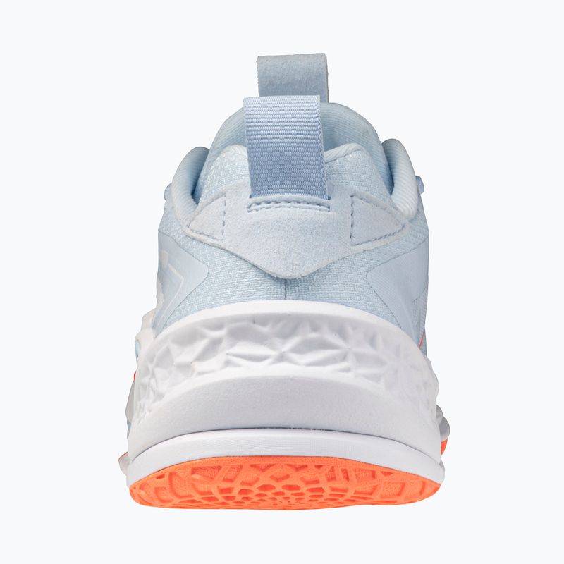 Дамски обувки за хандбал Mizuno Wave Stealth Neo 2.1 blue finch/lava orange/white 2