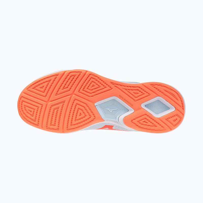 Дамски обувки за хандбал Mizuno Wave Stealth Pro blue finch/lava orange 10