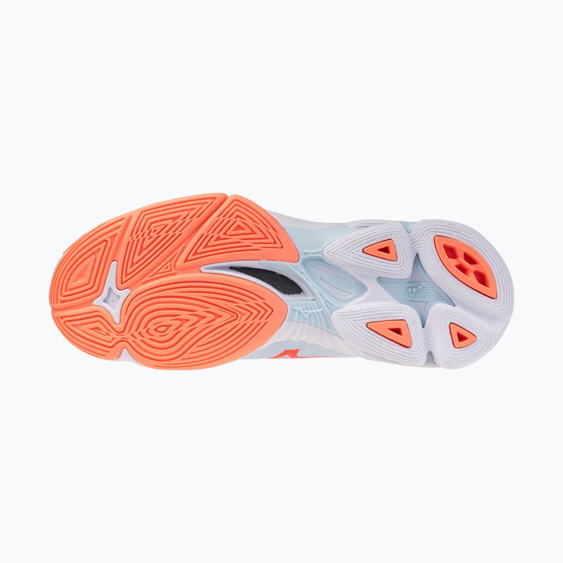 Дамски обувки за волейбол Mizuno Wave Lightning Pro blue finch/lava orange/flamingo coral 4