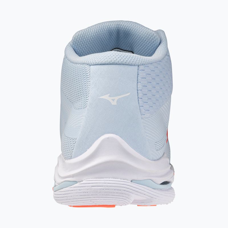 Дамски обувки за волейбол Mizuno Wave Lightning Pro Mid blue finch/lava orange/flamingo coral 3