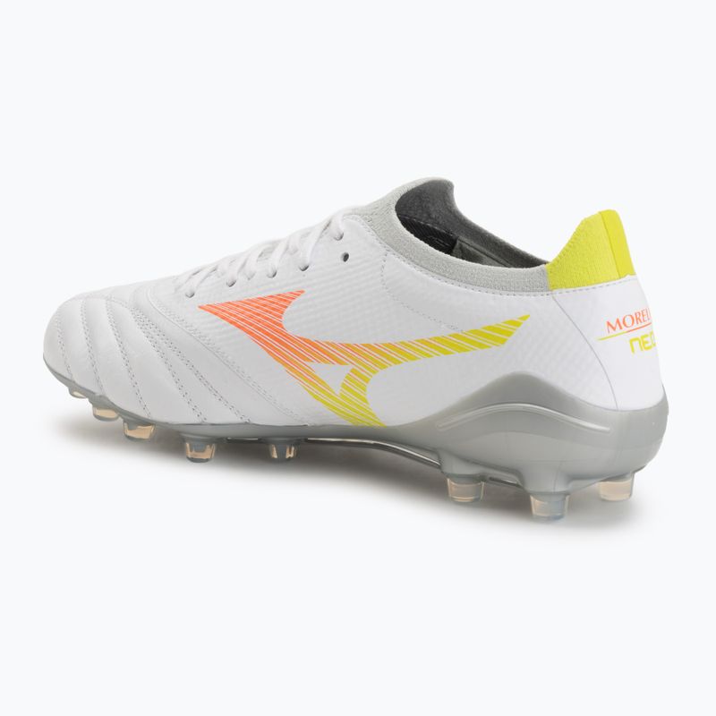 Футболни обувки Mizuno Morelia Neo V β Pro AG white/lava orange/evening primrose 3