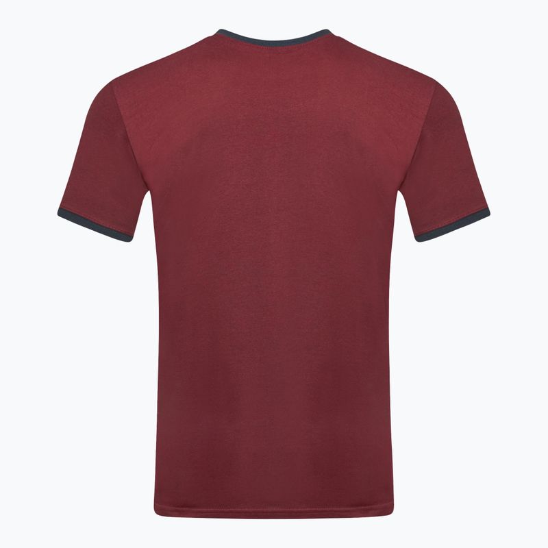 Мъжка тениска Ellesse Ferdorini burgundy 2