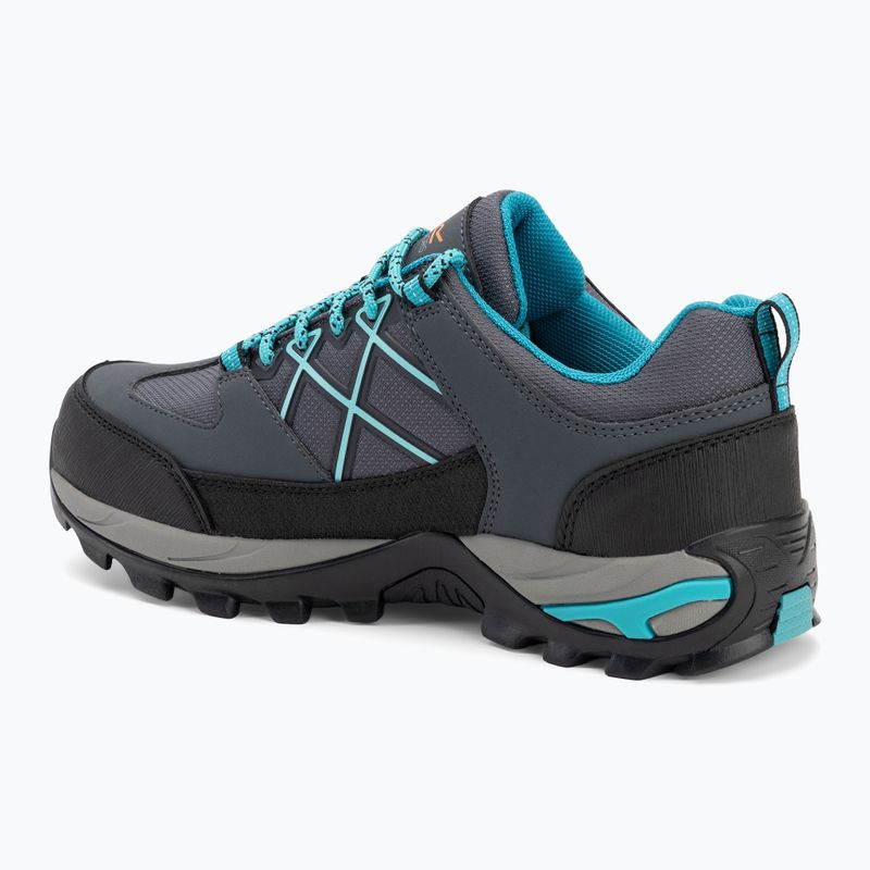 Дамски ботуши за трекинг REGATTA Samaris III Low seal grey/turquoise 3