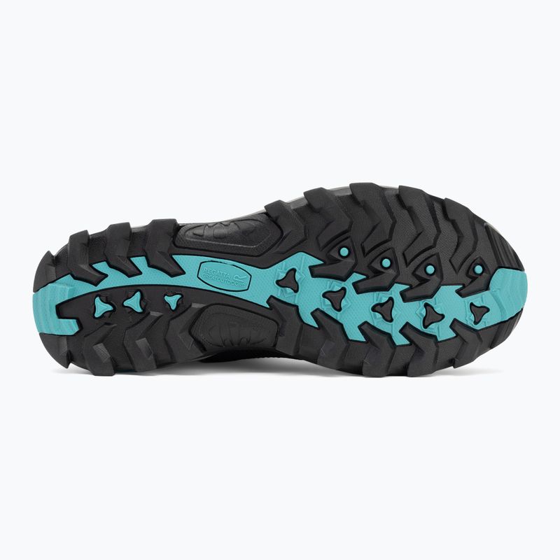 Дамски ботуши за трекинг REGATTA Samaris III Low seal grey/turquoise 4