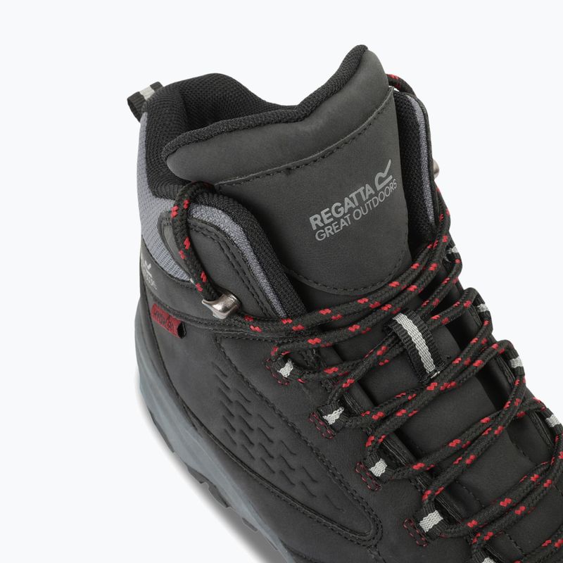 Мъжки туристически обувки REGATTA Amble black/rio red 16