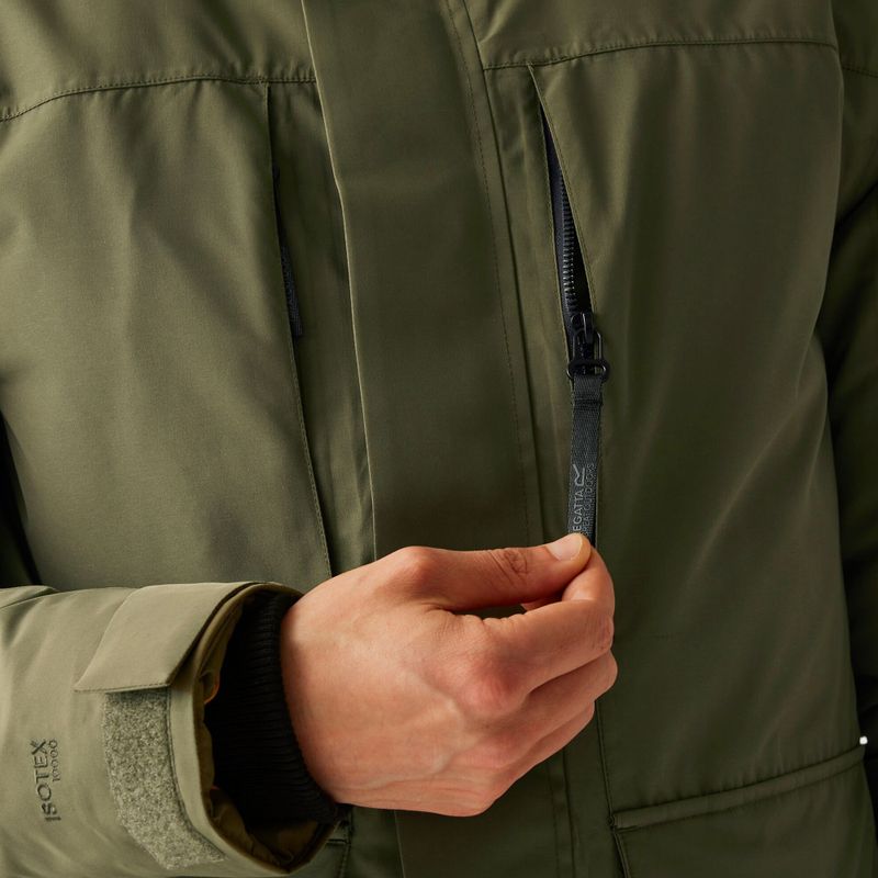 Мъжко непромокаемо яке REGATTA Marron olive night/black 6
