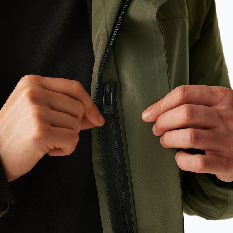 Мъжко непромокаемо яке REGATTA Marron olive night/black 9