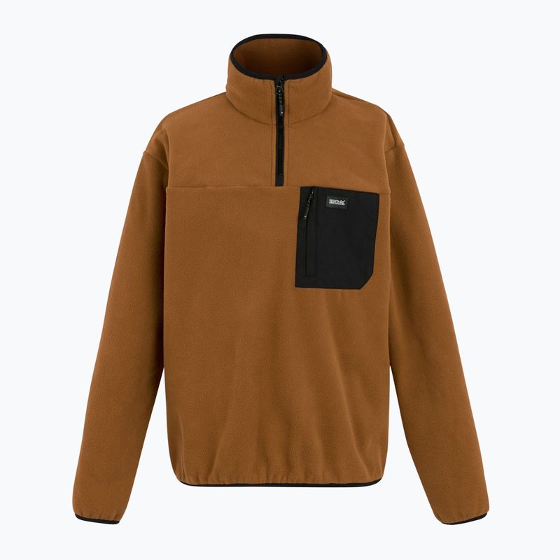 Мъжки поларен суитшърт REGATTA Frankie Half Zip brown 5