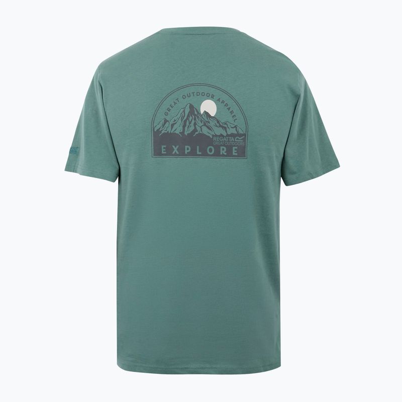 мъжка тениска REGATTA ClineIX spruce green 7