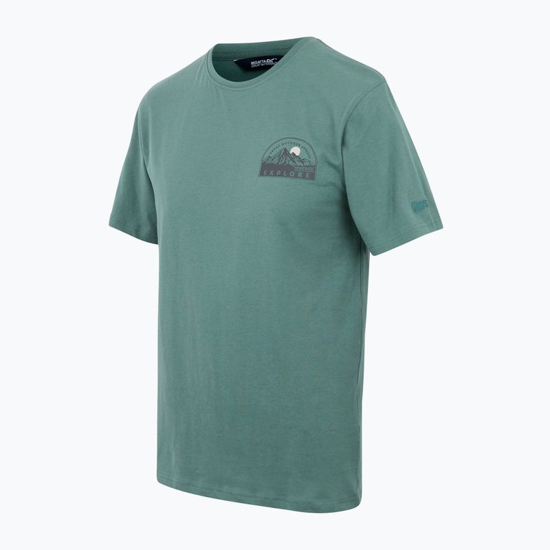 мъжка тениска REGATTA ClineIX spruce green 8