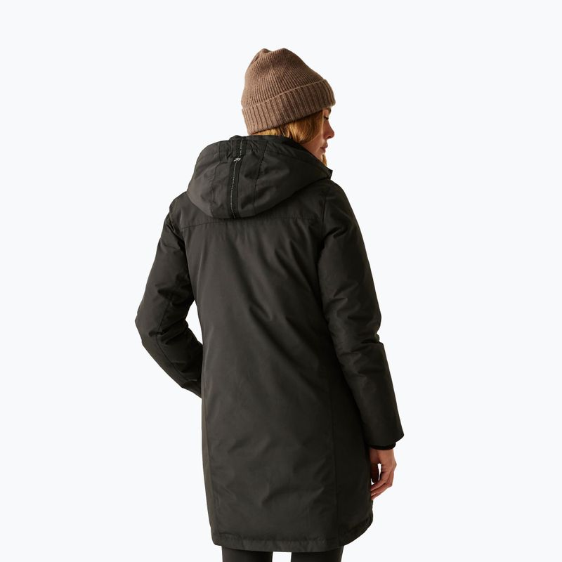 Дамско непромокаемо яке REGATTA Marron black/mocha 3