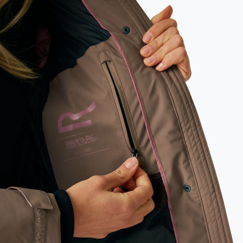Дамско ватирано яке REGATTA Eryn mocha/black 9