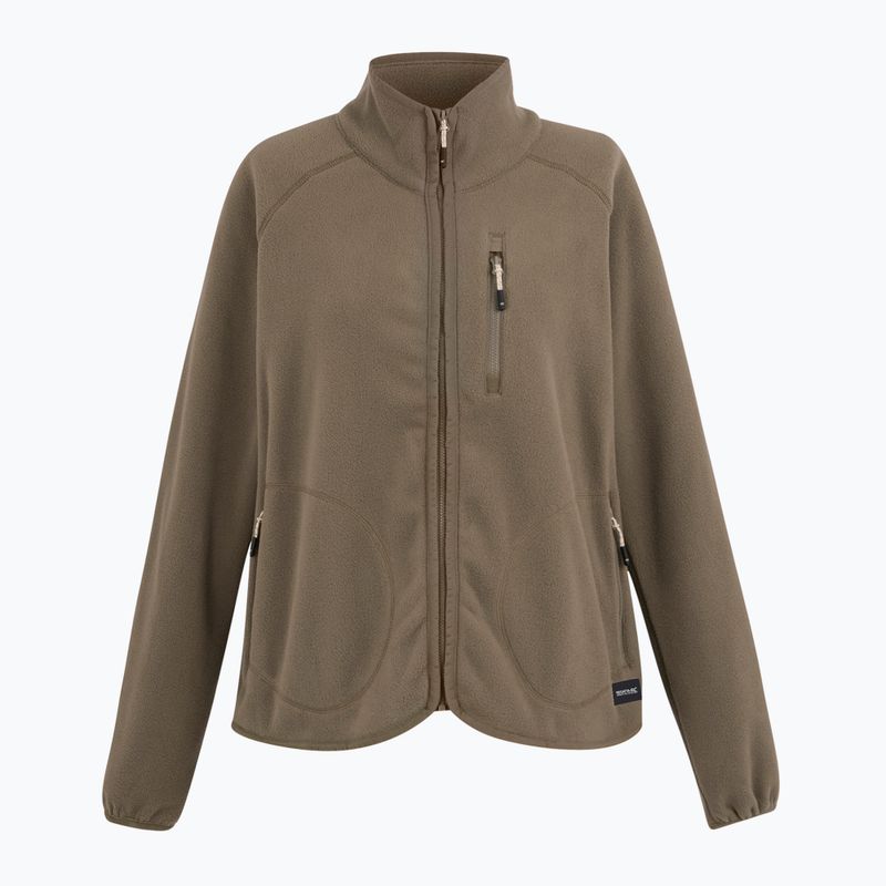Дамски поларен суитшърт REGATTA Frankie Full Zip mocha 6