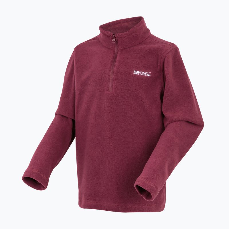 Детски поларен суитшърт REGATTA Hot Shot II dark pimento 3