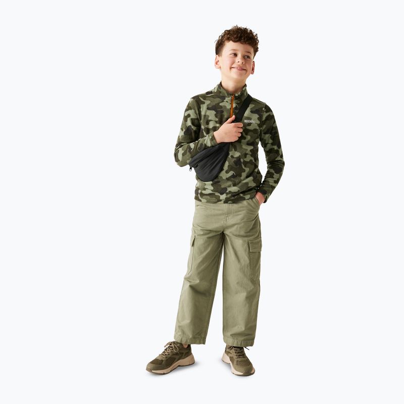 Детски поларен суитшърт REGATTA Hot Shot II olivntcampr 2