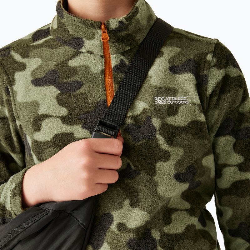 Детски поларен суитшърт REGATTA Hot Shot II olivntcampr 4