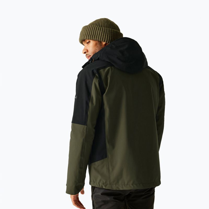 Мъжко яке 3 в 1 REGATTA Wentwood olive night/black 3
