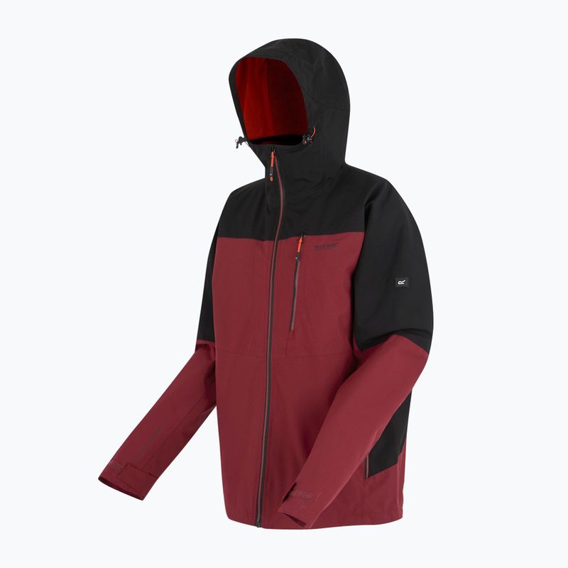 Мъжко яке 3 в 1 REGATTA Wentwood dark maroon/black 11