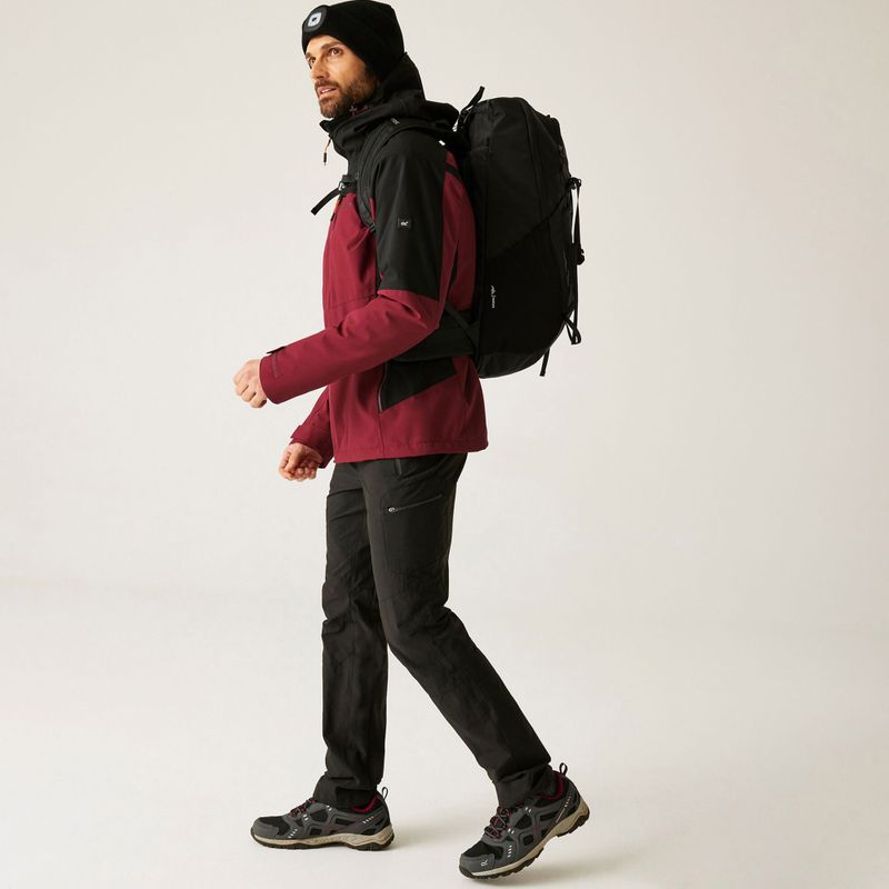 Мъжко яке 3 в 1 REGATTA Wentwood dark maroon/black 18