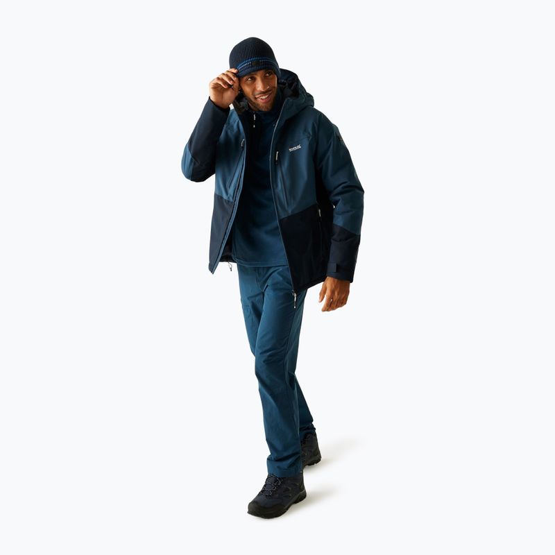 Мъжко непромокаемо яке REGATTA Highton Stretch Padded moonlight denim/navy 2