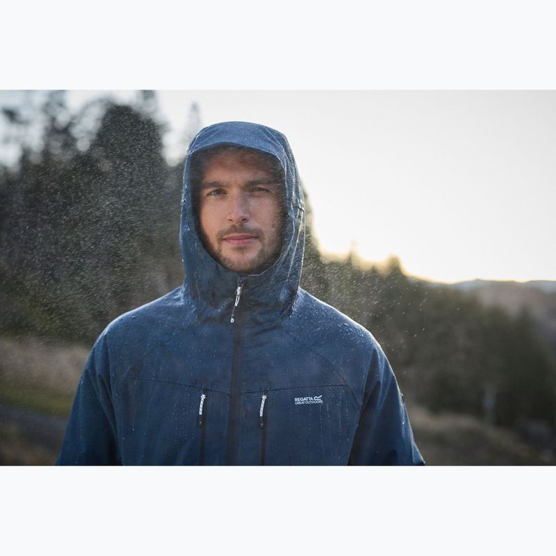 Мъжко непромокаемо яке REGATTA Highton Stretch Padded moonlight denim/navy 13