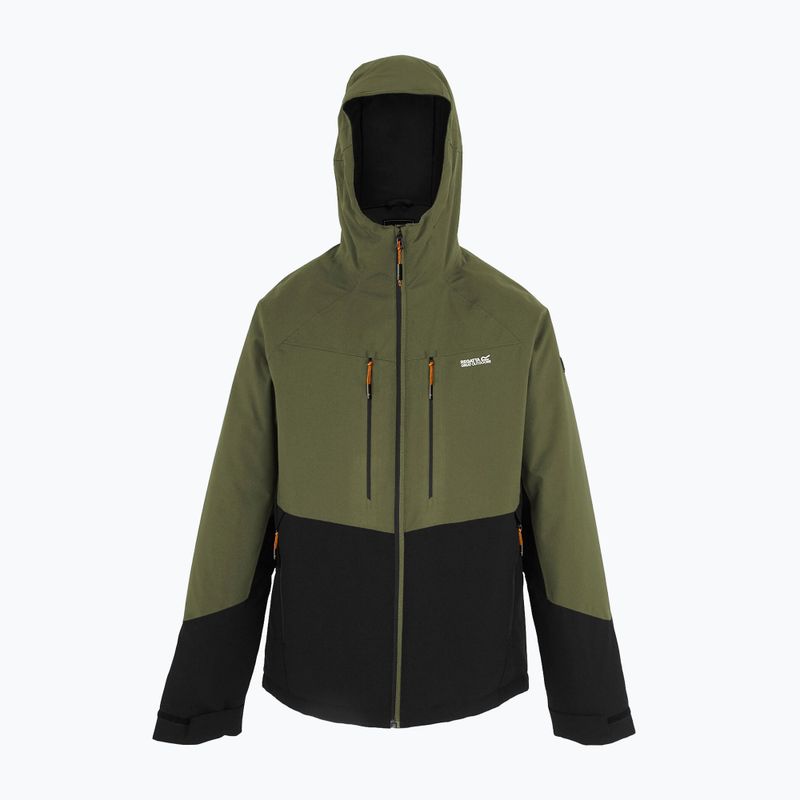 Мъжко непромокаемо яке REGATTA Highton Stretch Padded olive night/black 9