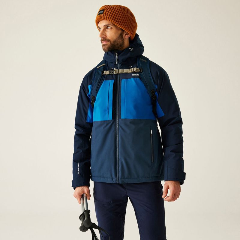 Мъжко непромокаемо яке REGATTA Maland Insulated snorkel blue/moonlight denim 11