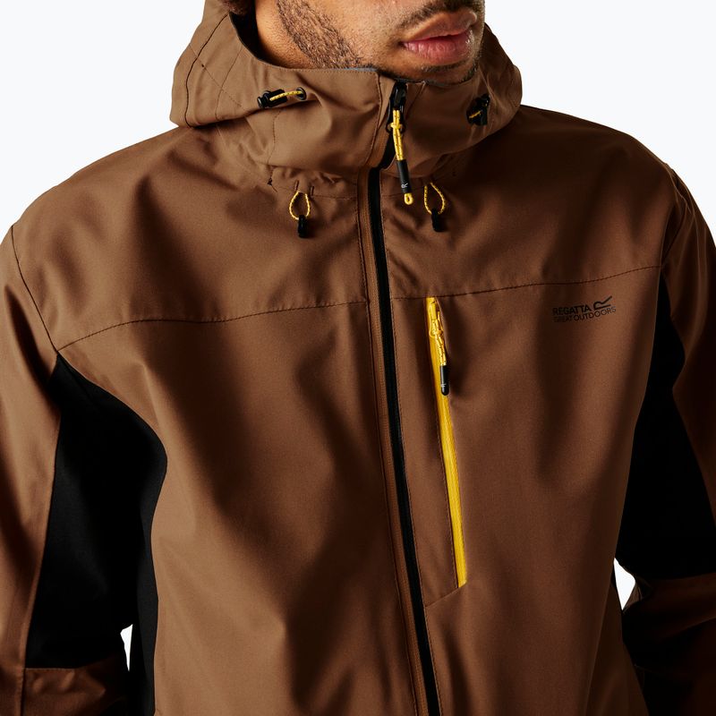 Мъжко софтшел яке REGATTA Birchdale II nut brown/black 5
