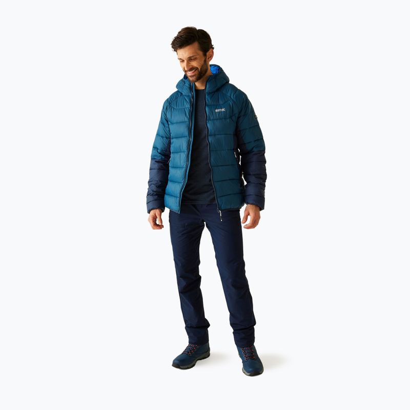 Мъжко ватирано яке REGATTA Hooded Dalent moonlight denim/navy 2