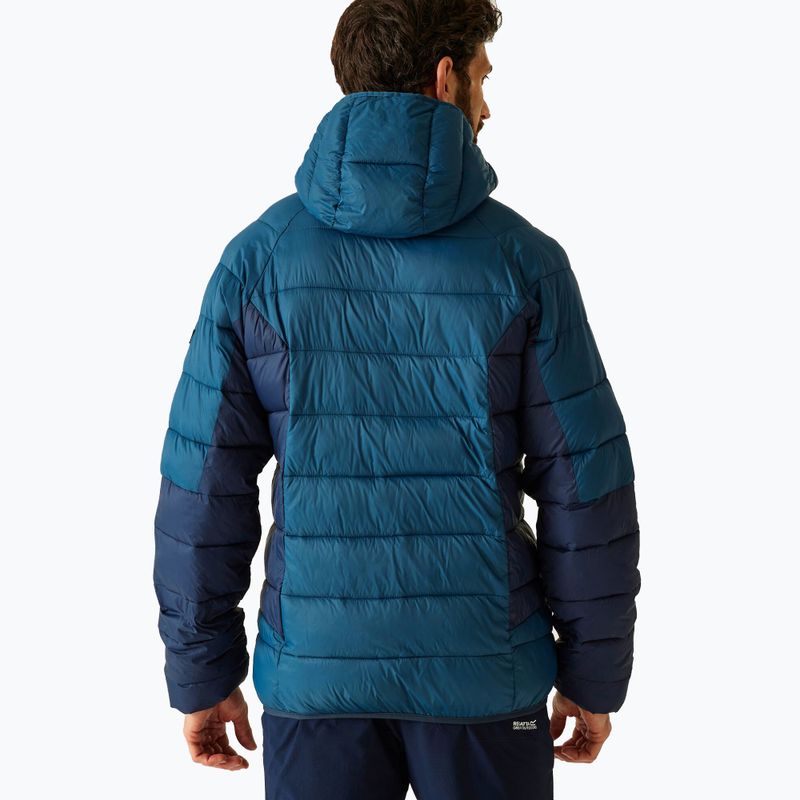 Мъжко ватирано яке REGATTA Hooded Dalent moonlight denim/navy 3