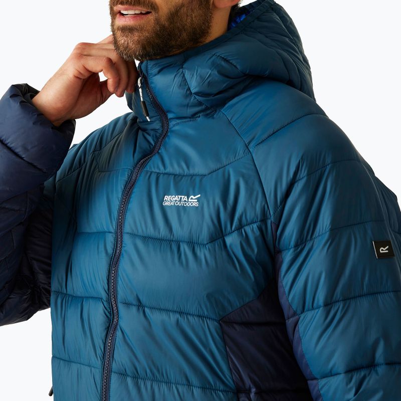 Мъжко ватирано яке REGATTA Hooded Dalent moonlight denim/navy 5