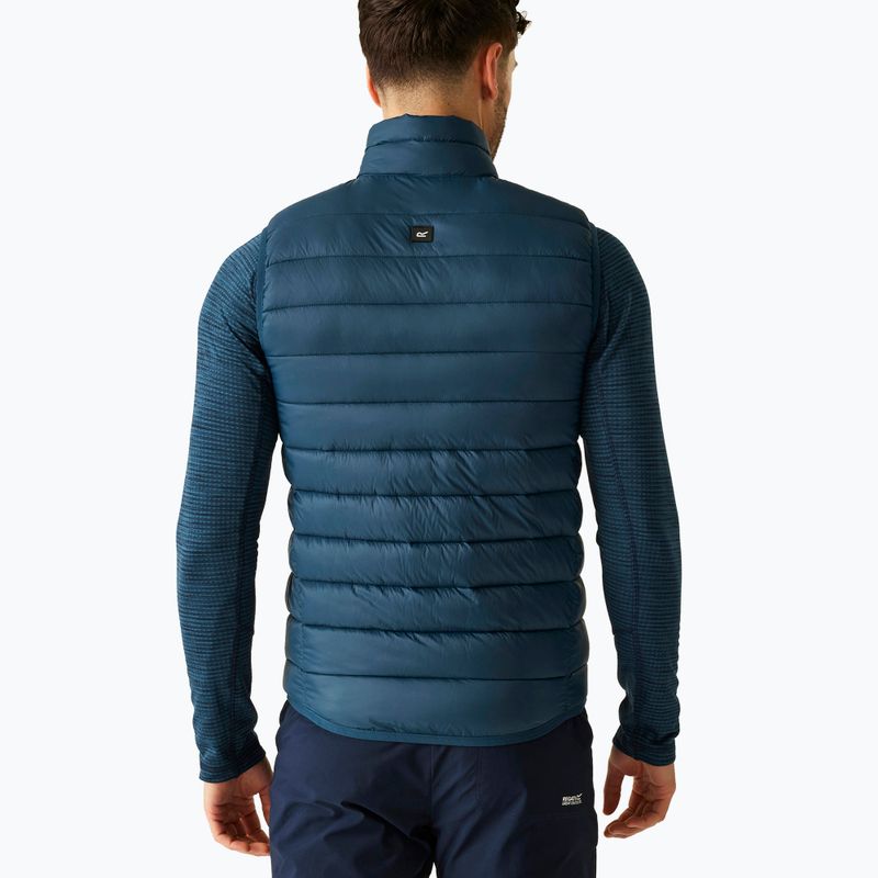 Мъжки елек REGATTA Marizion Black/White Moonlight Denim 3