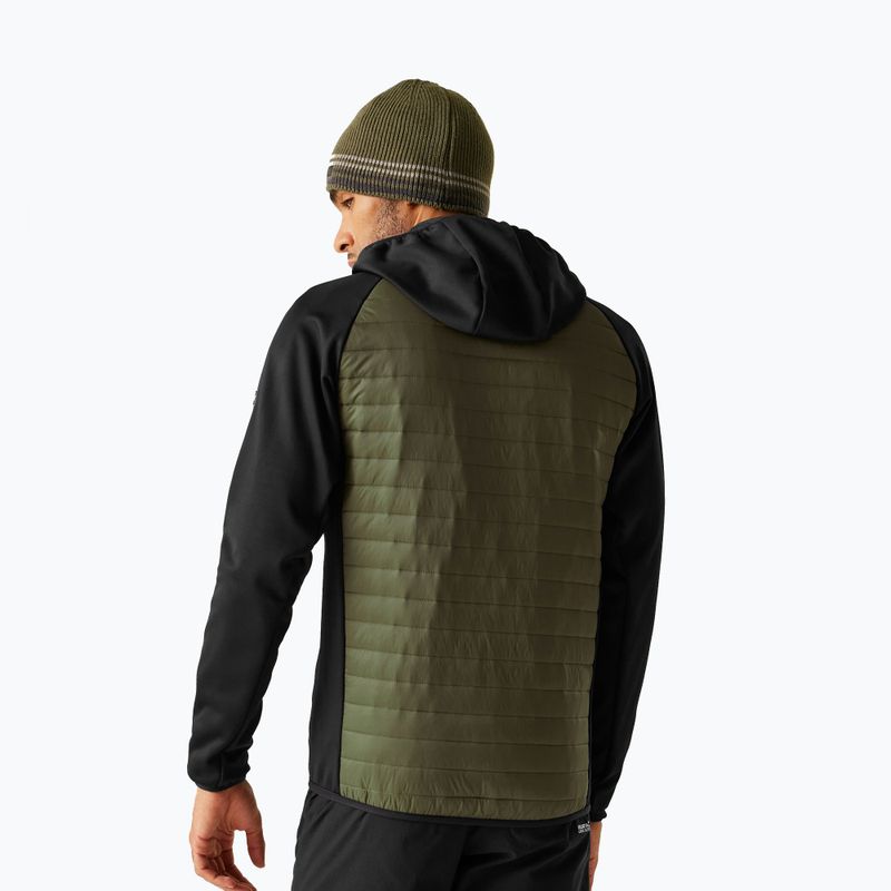 Мъжко хибридно яке REGATTA Andreson Hybrid olive/night black 3