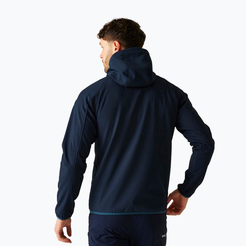 Мъжко softshell яке REGATTA Arec III navy/moonlight denim 3