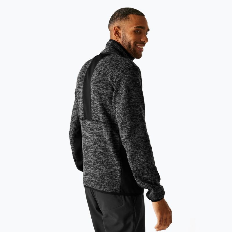 Мъжки суитшърт REGATTA Baslinn ash marl/black 3