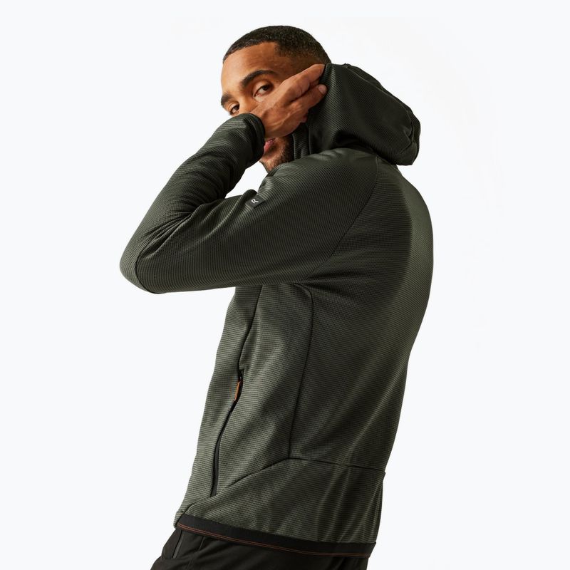 Мъжки суитшърт REGATTA Everet olive night 3