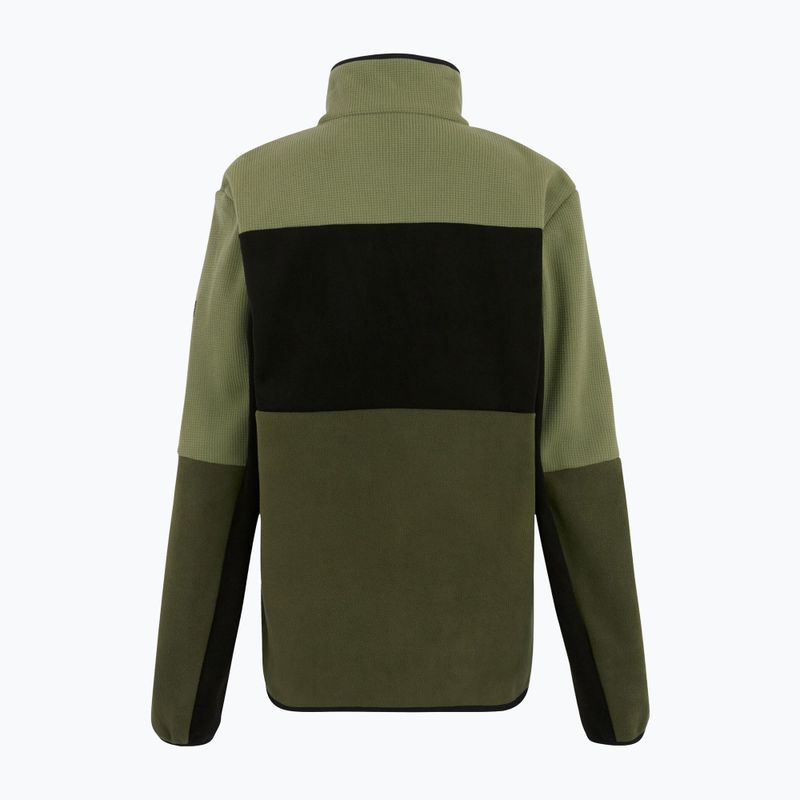Мъжки поларен суитшърт REGATTA Ormont oil green/black/olive night 6