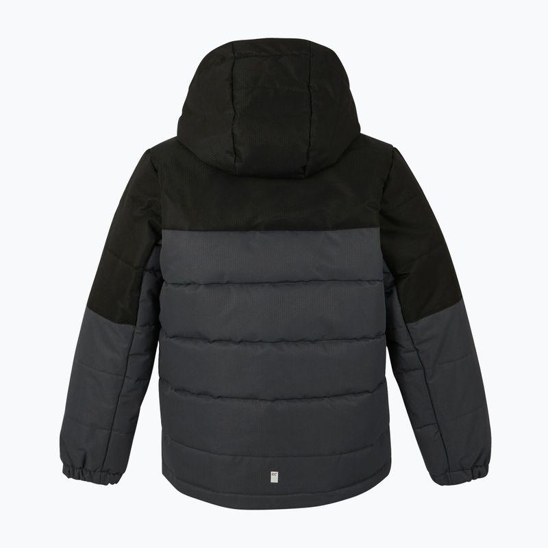 Детско ватирано яке REGATTA Lofthouse black/sealgr 2