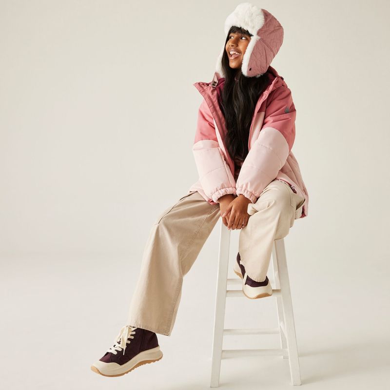 Детско ватирано яке REGATTA Lofthouse dusty rose/lotus pink 9