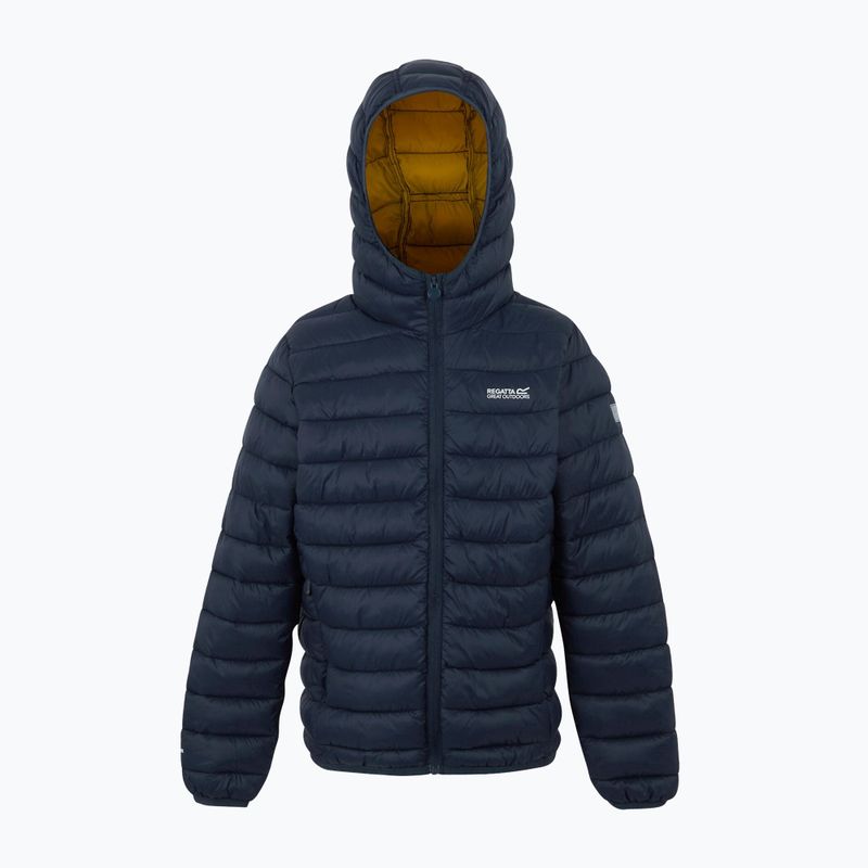 Детско яке REGATTA Hooded Marizion navy/gold flake
