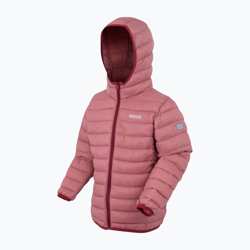 Детско яке REGATTA Hooded Marizion dusty rose/dark pimiento 3