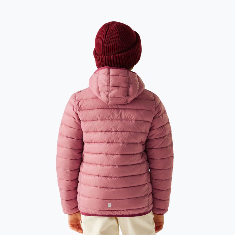 Детско яке REGATTA Hooded Marizion dusty rose/dark pimiento 6