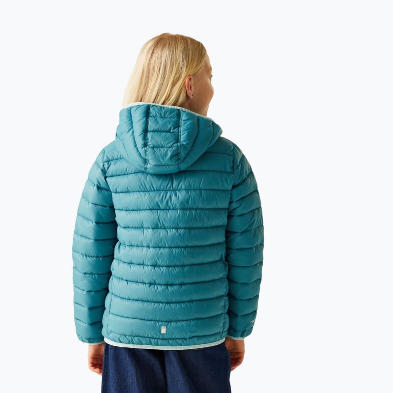 Детско яке REGATTA Hooded Marizion storm blue/nordic blue 6