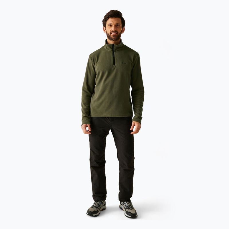 Мъжки поларен суитшърт REGATTA Thompson olive night 2