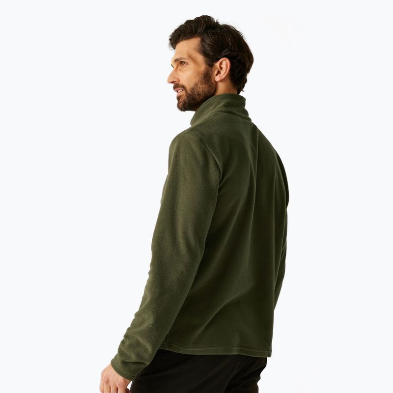 Мъжки поларен суитшърт REGATTA Thompson olive night 3