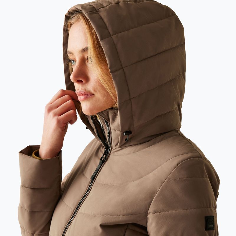 Дамско ватирано яке REGATTA Andria mocha/perfectly pale 4