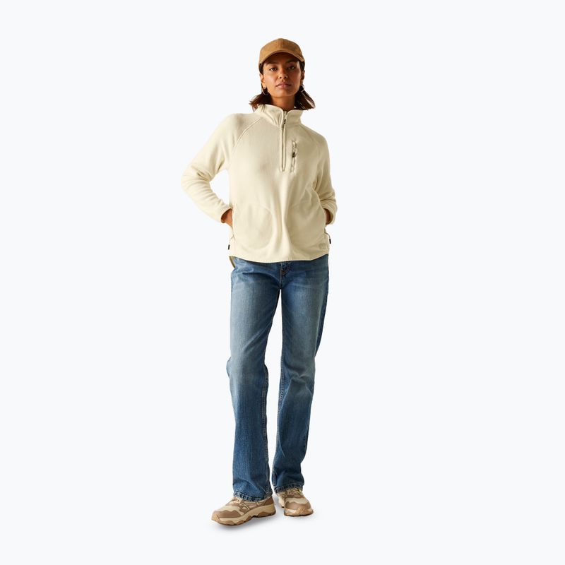 Дамски поларен суитшърт REGATTA Frankie Half Zip light vanilla 2